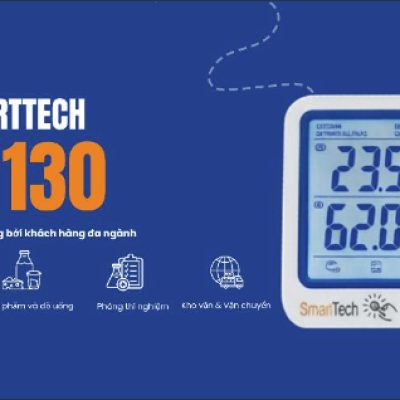 TỐI ƯU VẬN HÀNH, KIỂM SOÁT RỦI RO VỚI THIẾT BỊ GIÁM SÁT NHIỆT ẨM SMARTTECH TH130